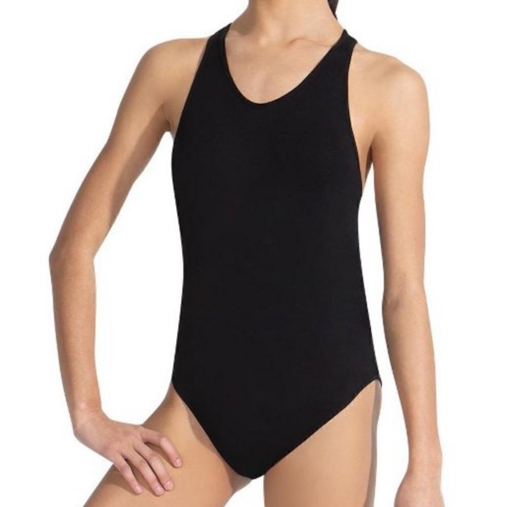 🎉last deal 🎉Capezio black seamless rib racerback leotard
